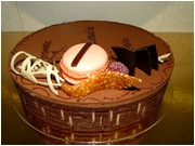 gâteau chocolat framboise