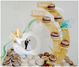 pice monte mariage macarons